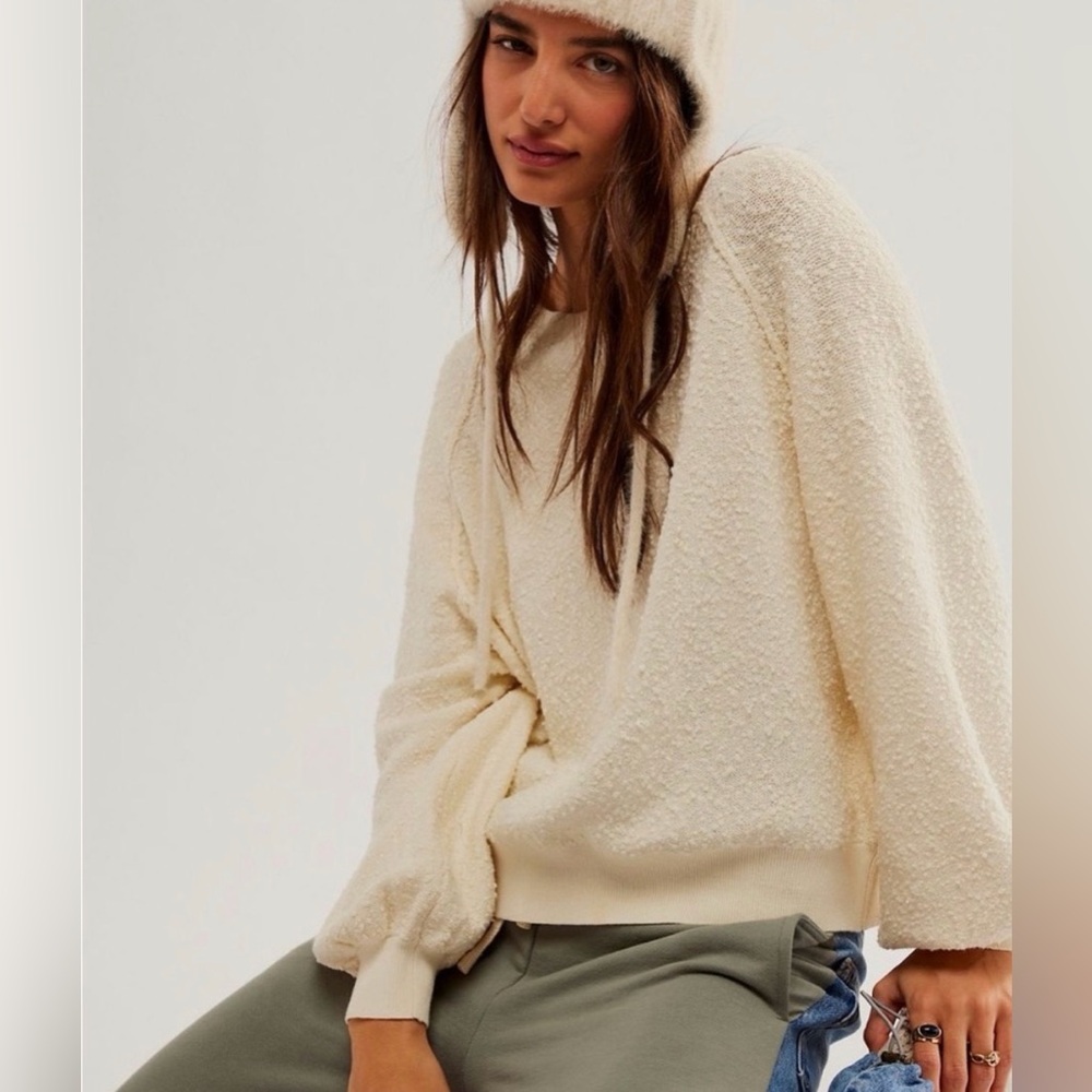 Free people found my friend crewneck